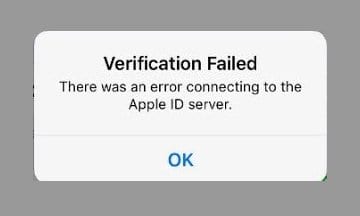 رفع ارور Verification Failed در وارد کردن اپل آيدي