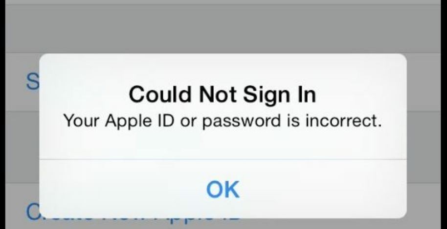 آموزش برطرف کردن مشکل ورود به اپل آیدی و پسورد اشتباه Could Not Sign In